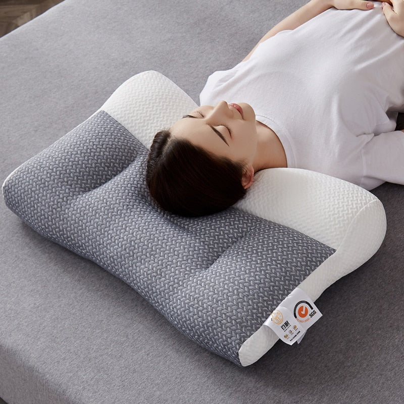 Almohada super ergonómica - Protege el cuello y la columna vertebral